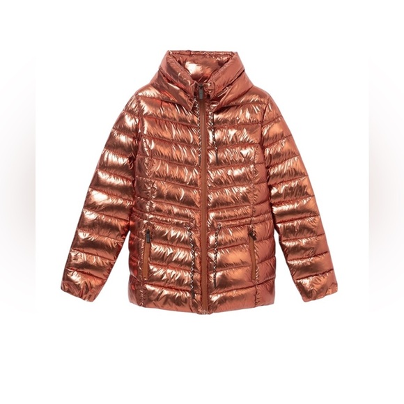 Desigual Shiny Copper Puffer Jacket - Picture 5 of 9